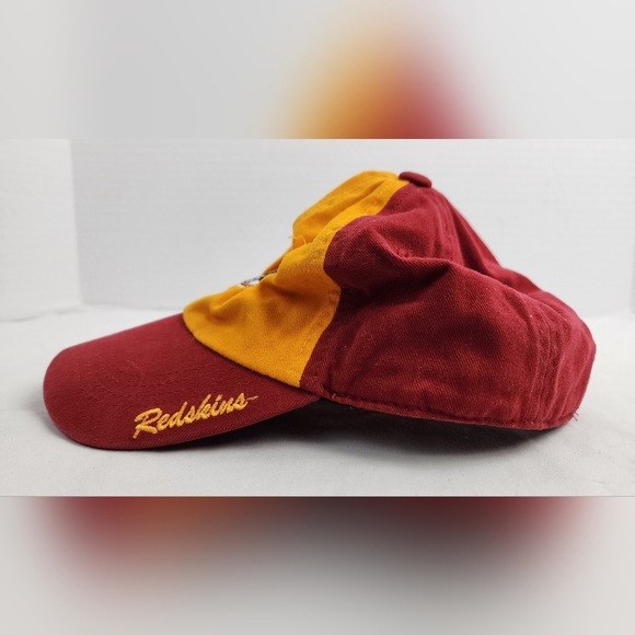 WASHINGTON REDSKINS HAT CAP ADJUSTABLE BURGUNDY GOLD NFL FOOTBALL YOUTH - Picture 10 of 11